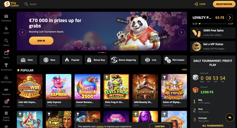 stay casino Gameplay