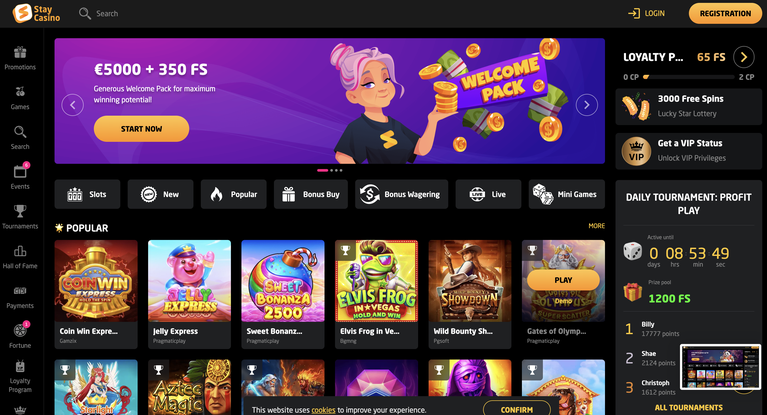 stay casino Gameplay